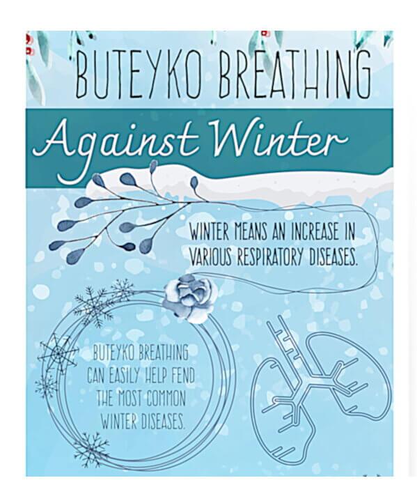 Buteyko Breathing winter respiratory health poster