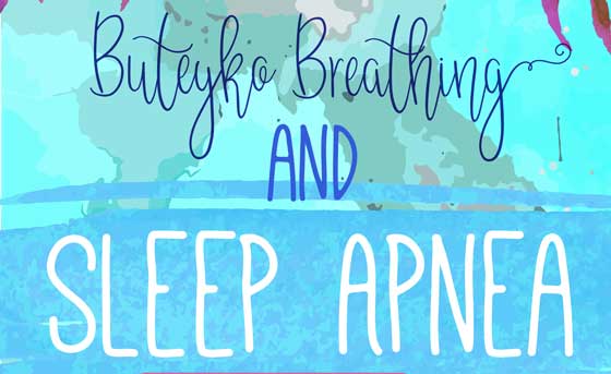 Buteyko breathing and sleep apnea graphic