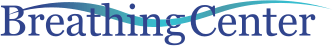Breathing Center logo with stylized blue wave